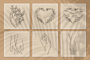 Couple in love. Line art, a Graphic by heyXeni (Thumbnail 4 of 5)