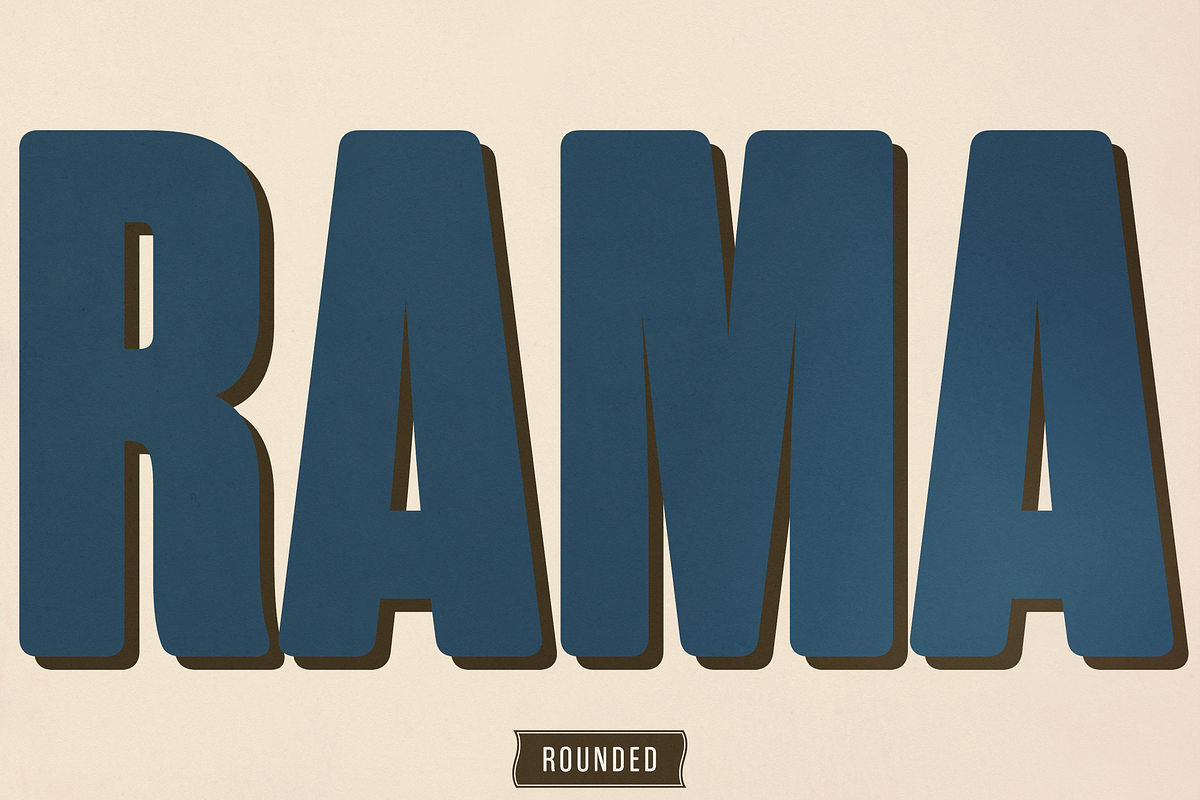 Rama Gothic Rounded, a Sans Serif Font by Dharma Type (Photo 1 of 10)