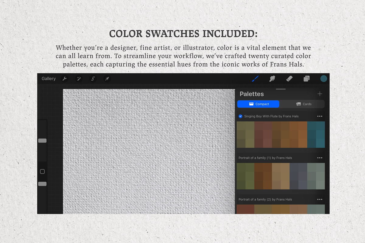 Frans Hals Procreate Kit, a Brush Add-On by Digi Life (Photo 7 of 9)