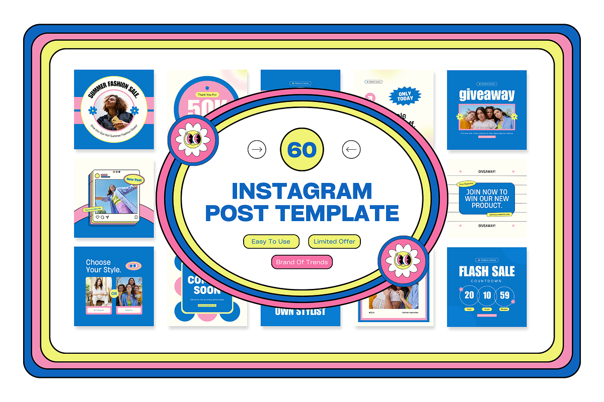 120 Fashion Modern Instagram Pack, a Social Media Template by Branding Victory STD (Photo 2 of 9)
