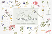 pressed floral watercolor collection, an Illustration by beehouse studio (Thumbnail 1 of 9)