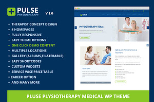 Pulse-Physiotherapy Medical WP Theme