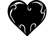 Heart Icons Silhouette, an Object Graphic by Creativeshirt (Thumbnail 17 of 17)