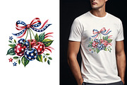 Patriotic Cherry 4th July Art Print, an Object Illustration by Unique Design Team (Thumbnail 4 of 4)