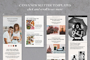 Selena - Canva Newsletter Templates