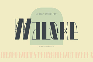 Walske - Vintage Display Font