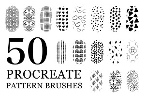 Procreate Seamless Pattern Brushes