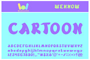 cartoon font, a Font by weknow (Thumbnail 1 of 5)