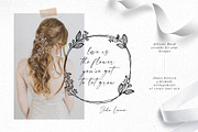 Floral Wreaths & Botanical Shapes, a Decorative Illustration by Pigment Café (Thumbnail 2 of 8)