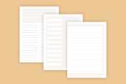 Printable Notes Paper Template, a Stationery Template by MNT-Creator (Thumbnail 7 of 10)