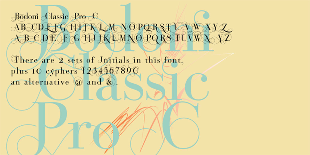 Bodoni Classic Pro, a Serif Font by Wiescher-Design (Photo 3 of 5)