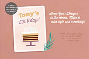 Card Mockup w/ Leaves and Twig, a Print Template by Hype Your Prints (Thumbnail 4 of 4)