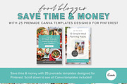 25 Food Blogger Pinterest Templates, a Social Media Template by Fallon Gerst (Thumbnail 4 of 4)
