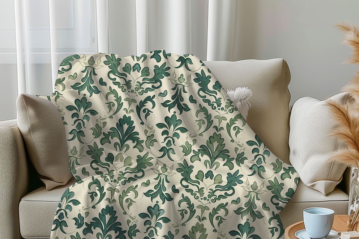 Damask Antique Arabesque Ornament 7, a Pattern Graphic by Olya Creative (Photo 10 of 11)