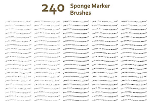 AI Mixed Sponge Marker Brushes