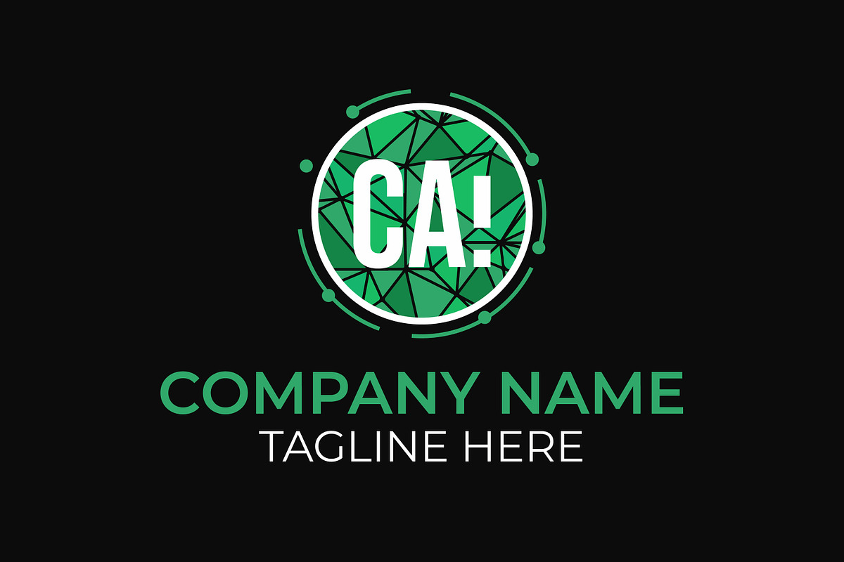 CA lettermark business icon logo, a Branding & Logo Template by Ahmad Designs