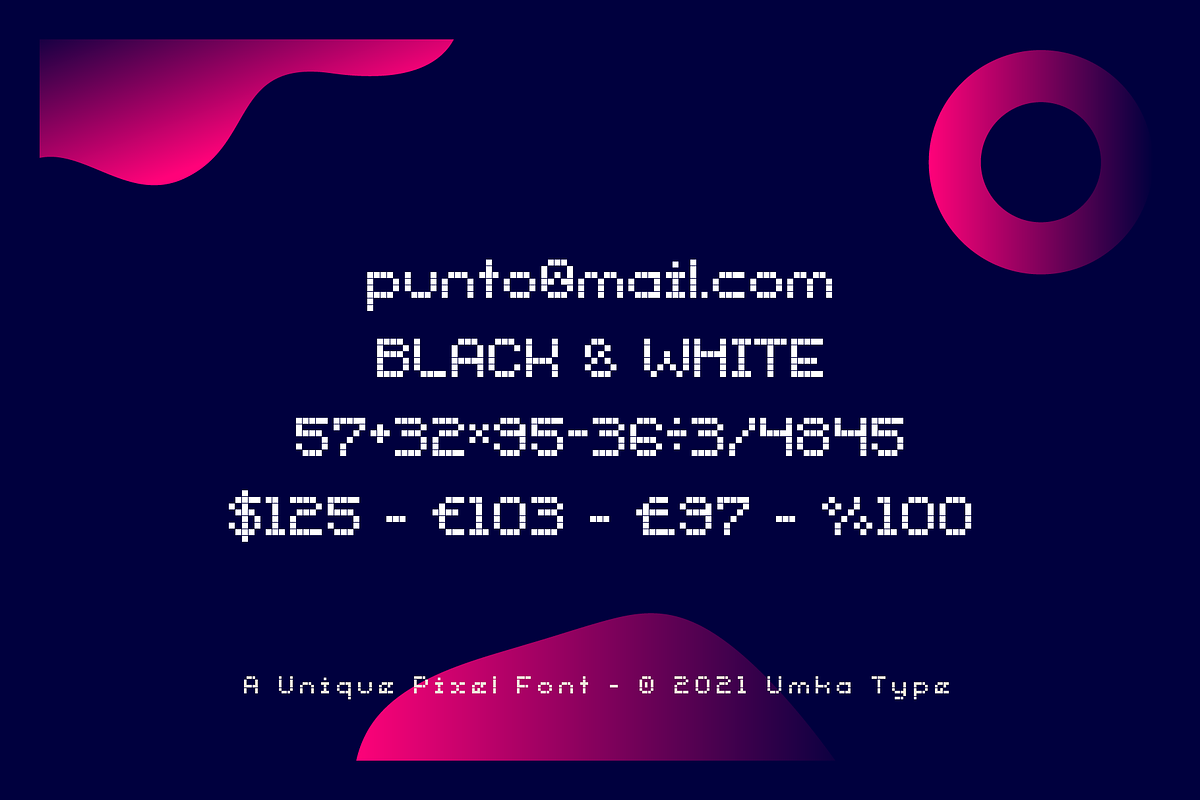 Punto Pixel Game Font, a Font by alpercakici (Photo 7 of 9)