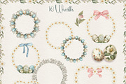 Vintage Easter Hand Drawn Watercolor, an Illustration by Nadya Saen Art (Thumbnail 5 of 11)