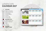 Landscape A3 Calendar 2027, a Stationery Template by MstArtwork (Thumbnail 6 of 8)