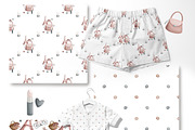 Vintage Paris-Baby collection, a Decorative Illustration by Linerisyart (Thumbnail 8 of 18)