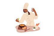 Chefs cooking & decorating food set, a Food Illustration by Good Studio (Thumbnail 7 of 7)