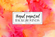 Hand painted backgrounds bundle, a Pattern Graphic by MiraBell (Thumbnail 1 of 19)
