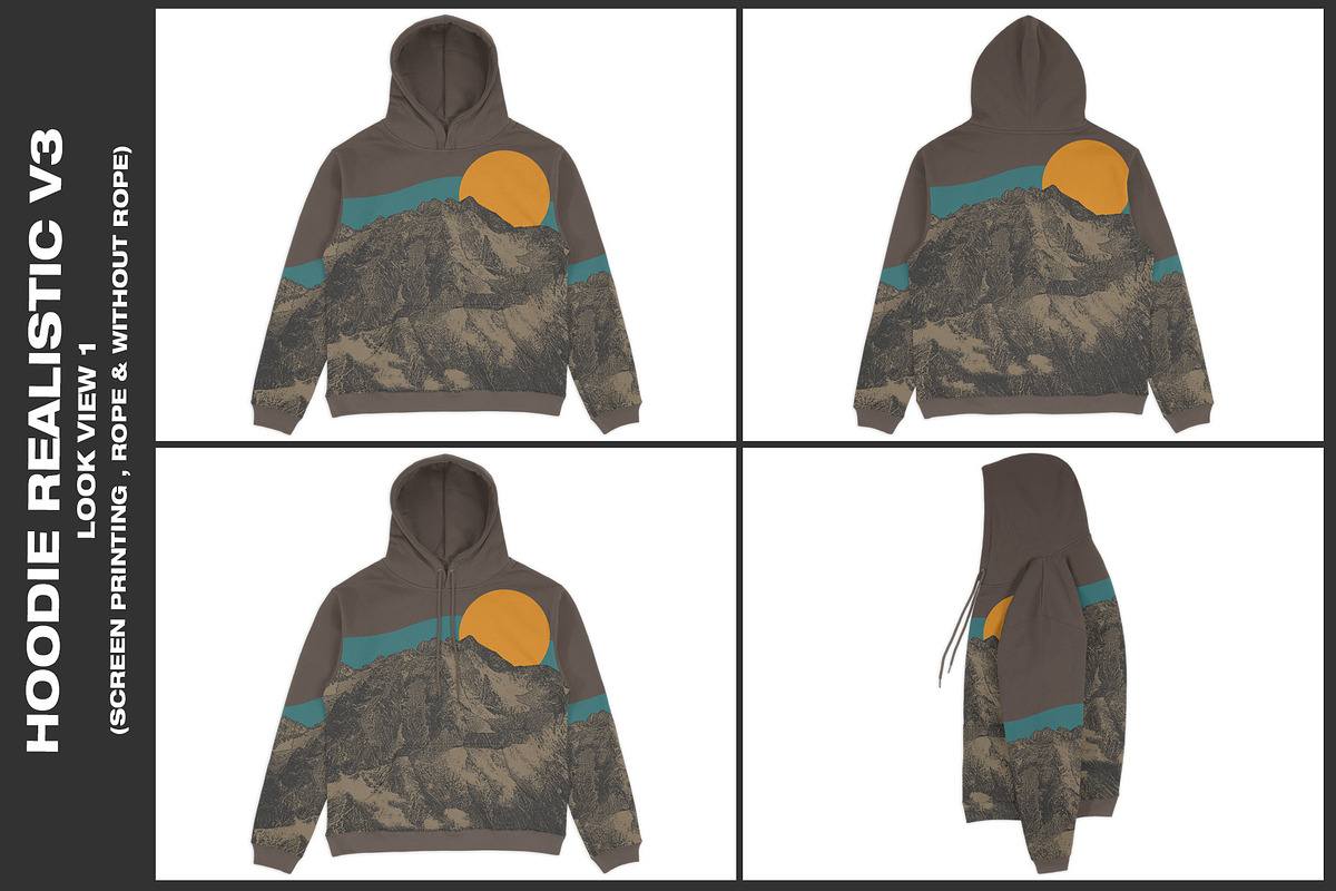 Hoodie Realistic V3 - Mockup, a Hoody Mockup by DaldSgh (Photo 5 of 19)