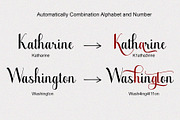 Katharine Calligraphy Modern, a Script Font by Teweka (Thumbnail 8 of 8)