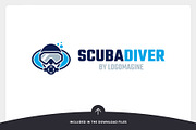 Scuba Diver Logo Template, a Branding & Logo Template by LOGOMAGINE (Thumbnail 11 of 16)