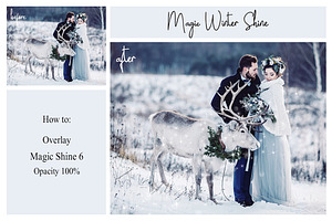 30 Magic Winter Shine Overlays PNG