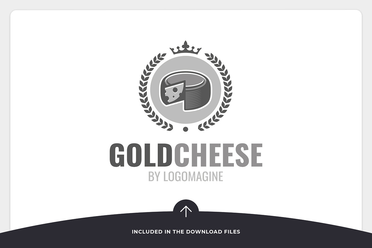 Gold Cheese Logo Template, a Branding & Logo Template by LOGOMAGINE (Photo 9 of 16)