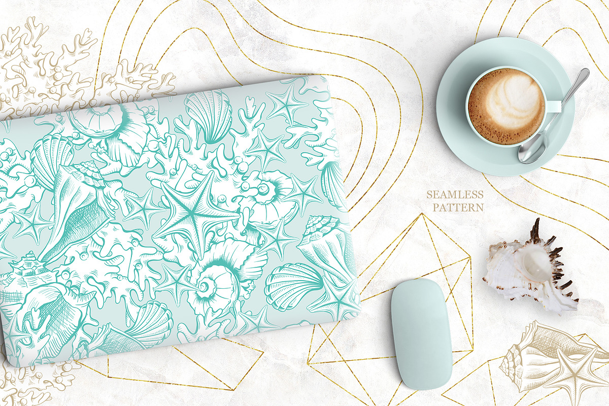 Golden Seashells Collection, an Object Graphic by ilonitta (Photo 14 of 19)