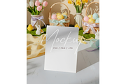 Easter Invitation Card Mockup, a Product Mockup by TatiMockup (Thumbnail 1 of 3)