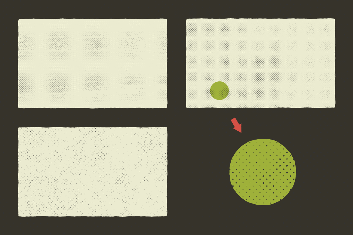 Subtle Halftone Textures preview 5