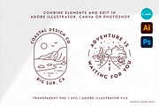 Outdoor Line Art Graphic Set, a Branding & Logo Template by Ellen Carty Design (Thumbnail 9 of 12)