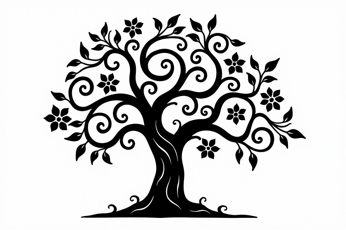 Detailed Tree Silhouette SVG Bundle, an Illustration by Amazin_art (Photo 4 of 13)