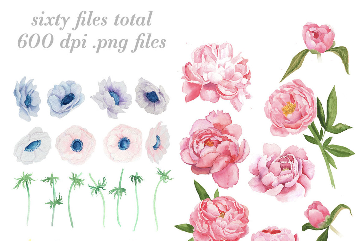 Spring Florals Kit, an Illustration by Instinct Design Co (Photo 2 of 3)