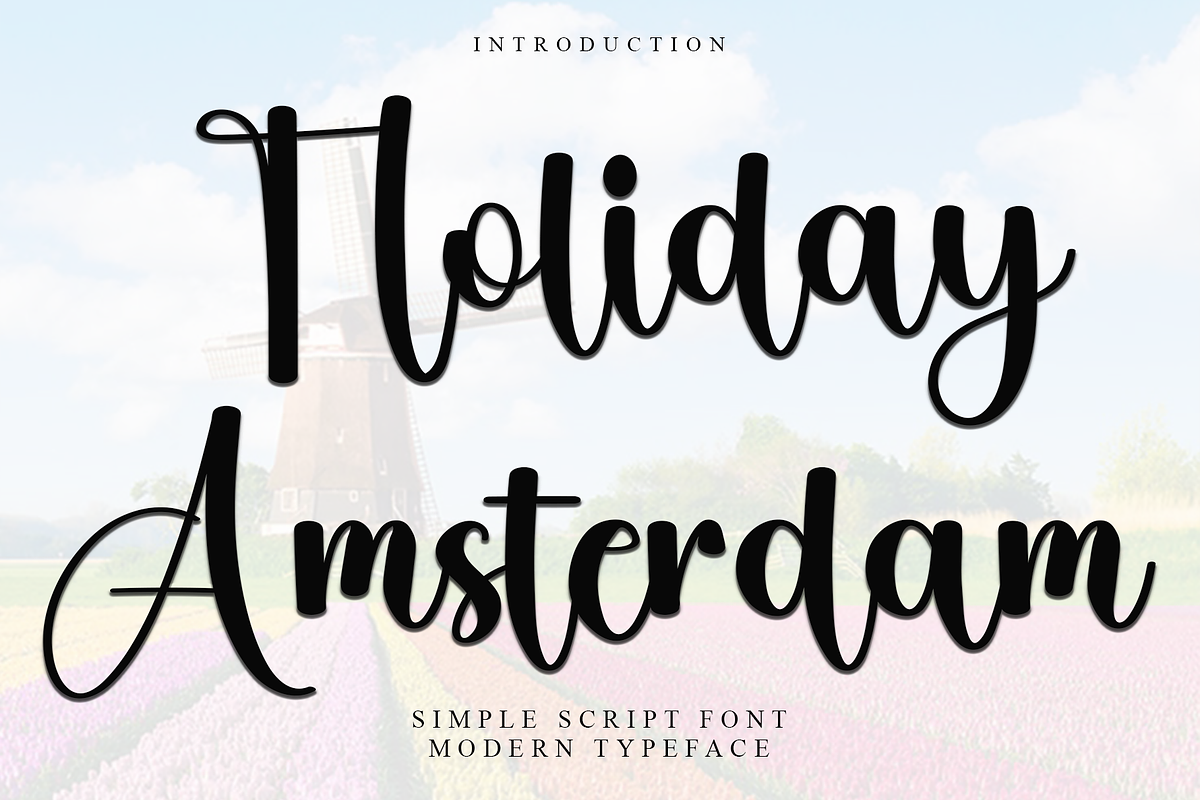 Holiday Amsterdam, a Handwritten Font by FreshTypeINK (Photo 1 of 8)