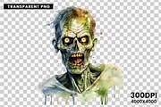 Halloween Spooky Zombie PNG Bundle, a Seasonal Illustration by Creative Arslan (Thumbnail 7 of 7)