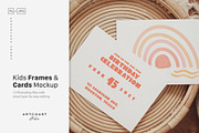 Kids Frames & Cards Mockup, an Advertising Mockup by Artcoast Studio (Thumbnail 1 of 6)