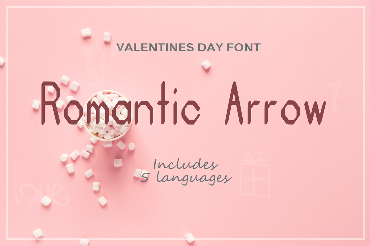 25 Valentine's Day Fonts, a Font by Eldamar Studio (Photo 22 of 51)