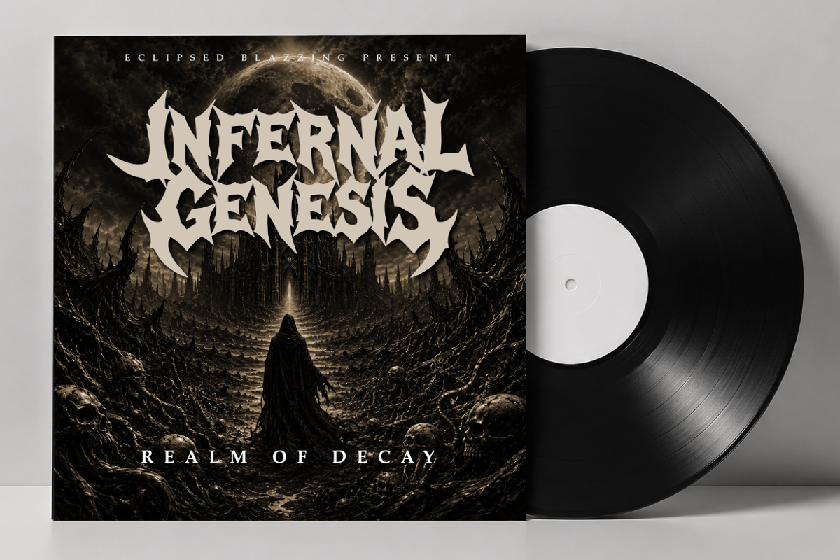 Eclipsed Blazzing | Death Metal Font, a Blackletter Font by Masyafi Studio (Photo 6 of 8)
