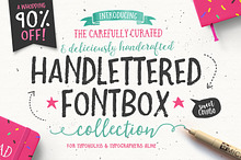90% OFF- The Handlettered Fontbox