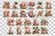 Summer Beach Watercolor Clipart PNG, a Seasonal Illustration by Nicolle's Colorful Art (Thumbnail 3 of 4)