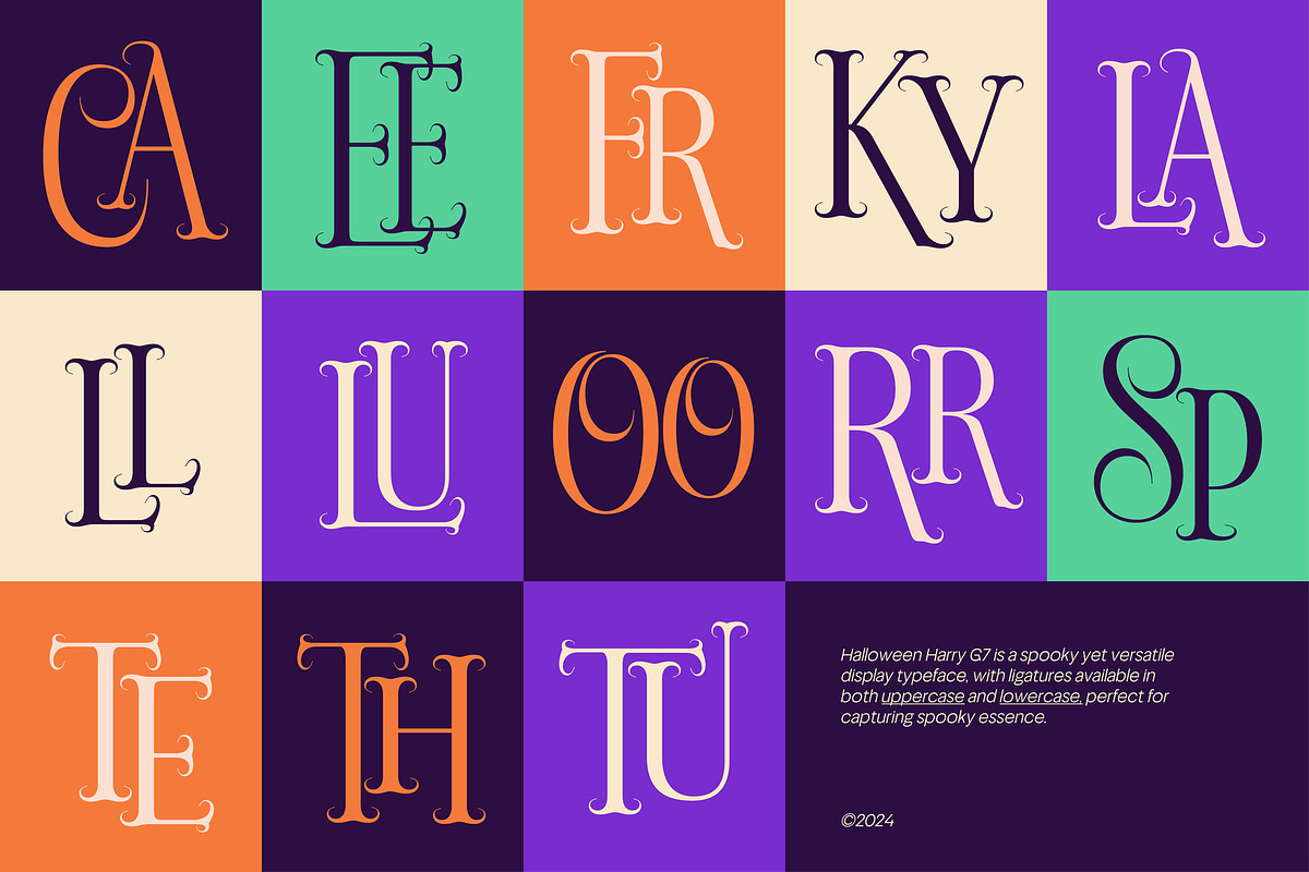 Halloween Harry G7 - Halloween Font, a Serif Font by Casloop Studio (Photo 4 of 9)