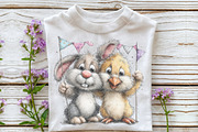 Whimsical Easter Animals Clipart, an Illustration by OK Design (Thumbnail 6 of 6)