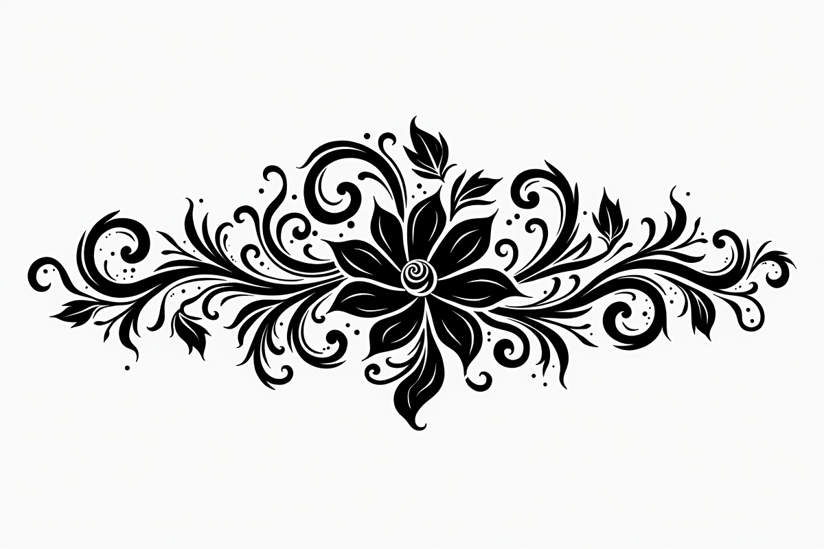 Vintage Flower Silhouette Pack, an Illustration by musafir_fashion (Photo 14 of 21)