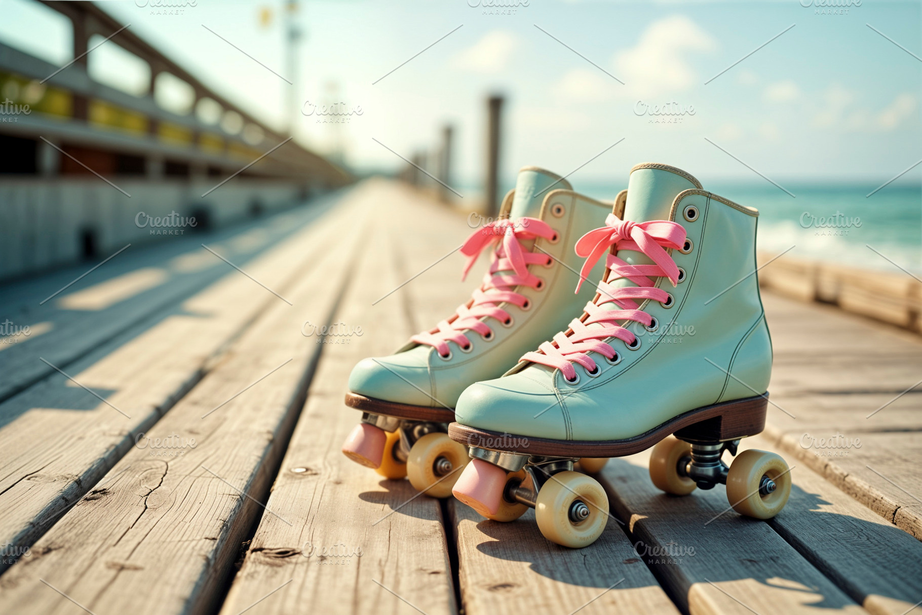Vintage roller skates, a Photo by rarrarorro