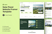 Solvix - Solar Panel Website Framer, a Websites & App Template by peterdraw (Thumbnail 1 of 5)