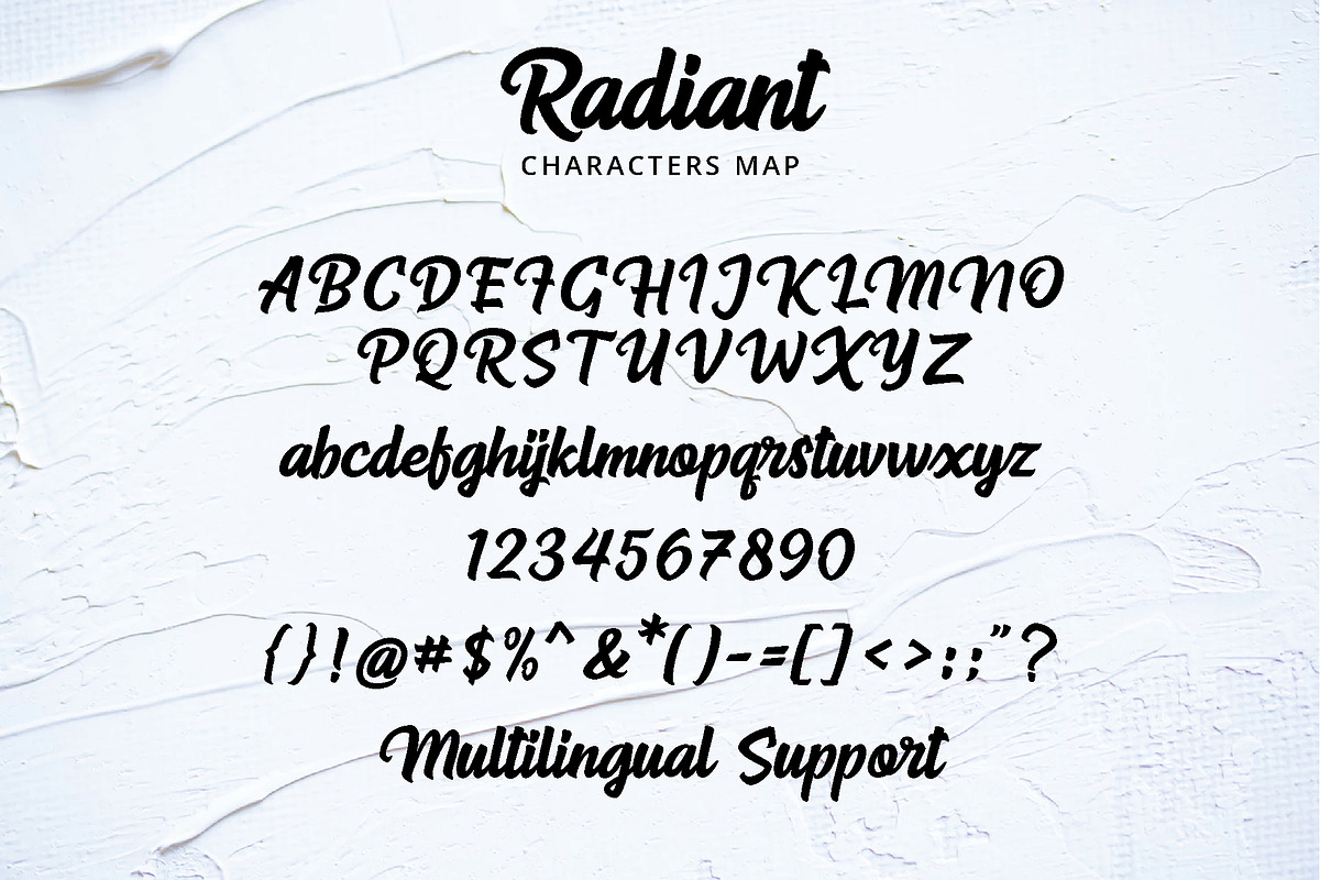 Radiant Script, a Script Font by great19 (Photo 10 of 11)